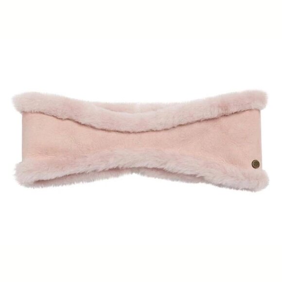 NEW UGG Sizes S/M, L/XL Womens Shearling Headband, Shearling Earmuff, Pink Cloud